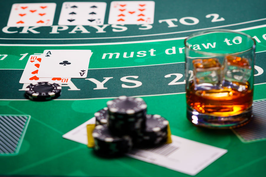 A Black Jack Table in Casino